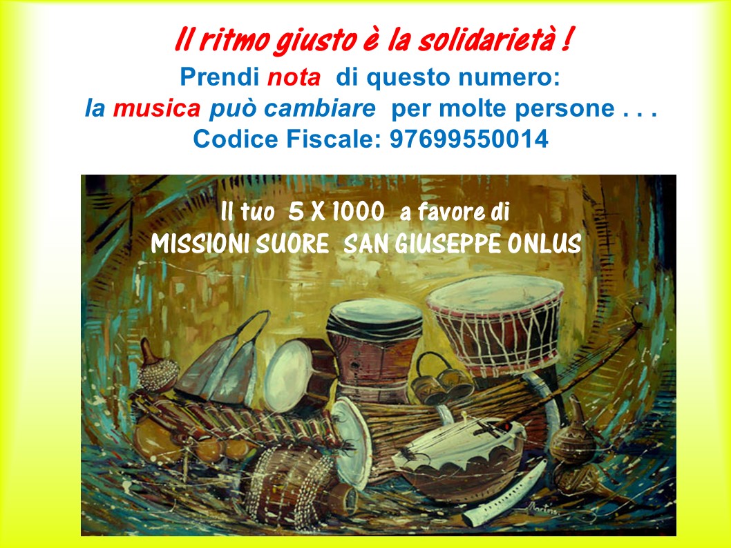 5x1000 per le Missioni SSG